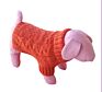 Hand Knitting Pattern Own Design Pet Sweater Clothes Brown Dog Costume