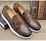 Retro Gentleman Shoes European and American Leisure White Bottom Shoes