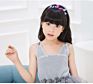 Women Girls Bohemian Hair Bands Print Headbands Hair Band with Clip Elastic Hair Bands Accessories Woman