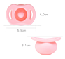 Yx-Bp-07 Bpa Free Retractable Nipple Funny Silicone Baby Teether Pacifier for Baby