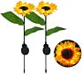 Solar Light Rose Tulip Sunflower Lily Flower Lawn Light Outdoor Garden Waterproof Solar Flower Lamp Landscape Lampes Solaire
