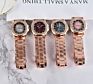 Classic Square Roman Surface Steel Band Watch Manufacturers Direct Sales Men and Women Rose Gold Watches