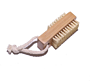 Professional Small Double Sided Wooden Handle Fingernails Dust Cleaner Nail Brushes for Cleaning