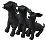 Cute Pet Torsos Models Pvc Leather Models Dog Mannequins Pet Clothing Stand S/M/L