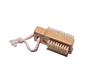 Professional Small Double Sided Wooden Handle Fingernails Dust Cleaner Nail Brushes for Cleaning