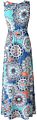 Womens Bohemian Printed Faux Wrap Bodice Sleeveless Crossover Aussie Maxi Dress Bale Muslim Satin Maxi Dress Long Sleeve