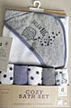 6Pcs/Set Baby Washcloths Small Infant Towel Set Soft Toddler Hooded Towel Random Colors Baby Feeding Towels