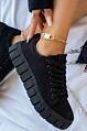 Women's Shoes round Toe Thick Bottom Lace-Up Canvas Shoes Large-Size Printing Casual Shoes