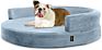 Elegant Large Orthopedic Memory Foam Dog Bed with Removable Machine Washable Cover