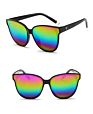 Elegant Men and Women Colored Oversized Sunglasses