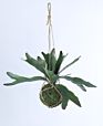 Green Artificial Plastic Fern Leaves Artificial Hanging Plant