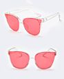 Elegant Men and Women Colored Oversized Sunglasses