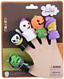 5Pcs Halloween Finger Puppets for Kids Colorful Finger Hands Party Toy for Toddler Tiny Toy Party Favors