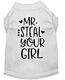 Mr Steal Your Girl Screen Print Dog Shirt