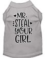 Mr Steal Your Girl Screen Print Dog Shirt