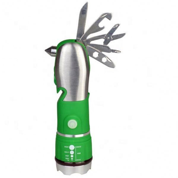Multi Function Safe Led Torch with Emergency Tool Kit