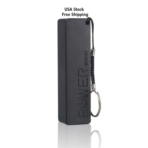 Products 2200Mah Universal Usb External Backup Battery Power Bank Portable 18650 Lithium Battery Single Usb Ac,Micro Usb