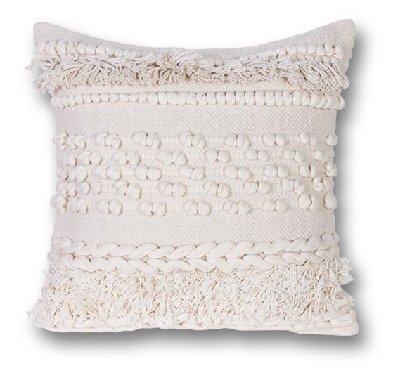 Hand Woven Party Decoration Throw Pillow Case Cotton Diy Macrame Cushion Cover