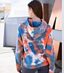 Autumn Printed 100% Cotton Long Sleeves Thick Loose Casual Mens Tie Dye Hoodie