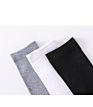 Spring and Autumn Slouch Socks Knee-Length Stockings Ladies Classic Black and White Gray Calf Socks