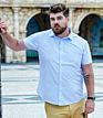 Sell Button down Solid Color Casual Short Sleeve Men's Shirts plus Size