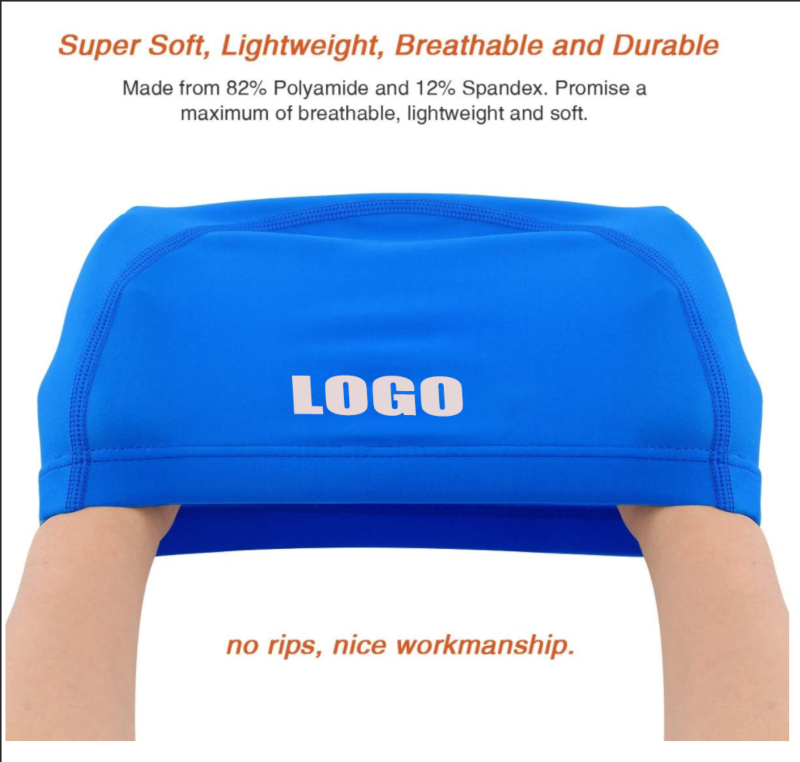 Buy Wholesale Various Color Lycra Swim Cap Spandex Swim Cap
